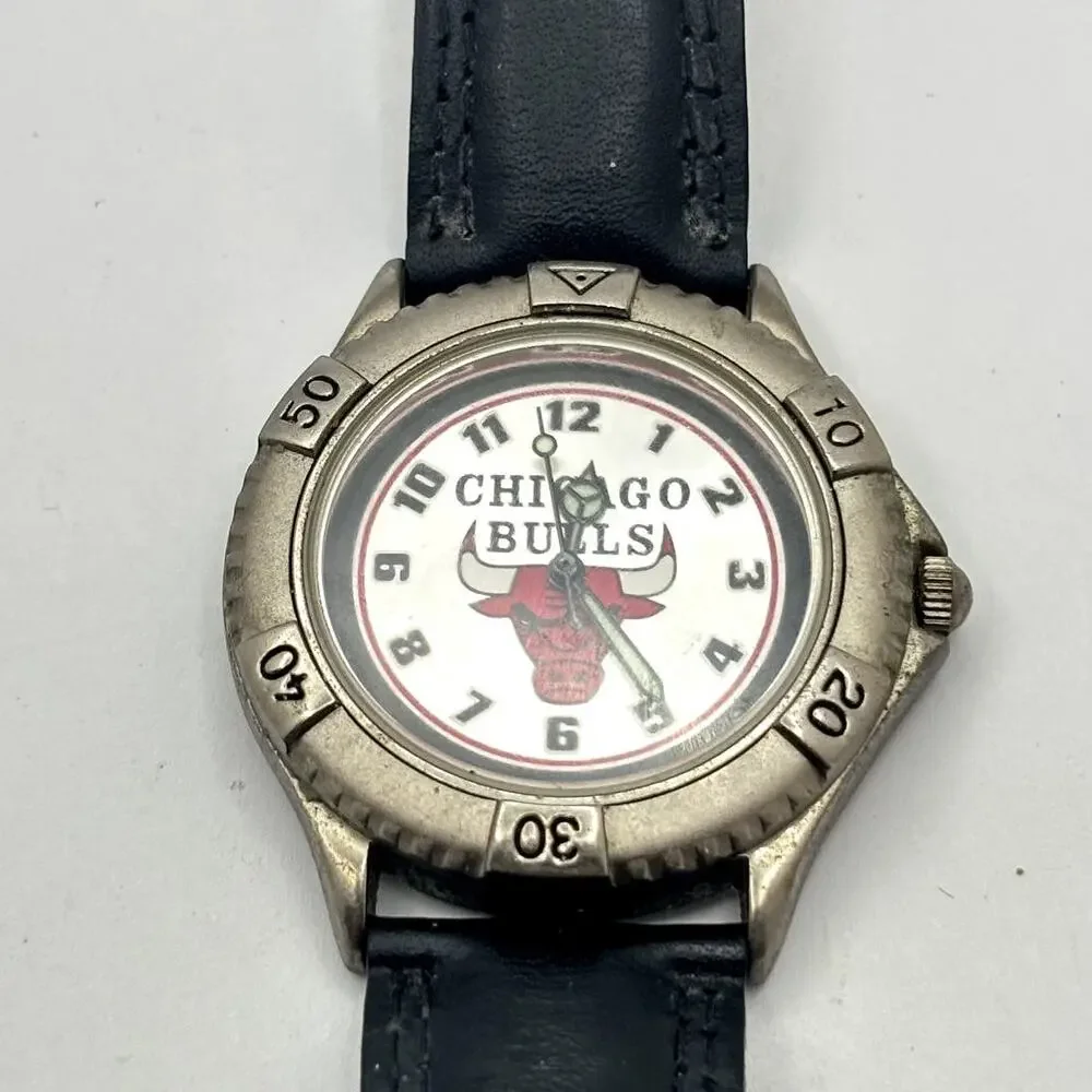 NBA Chicago Bulls Silver Men's Watch